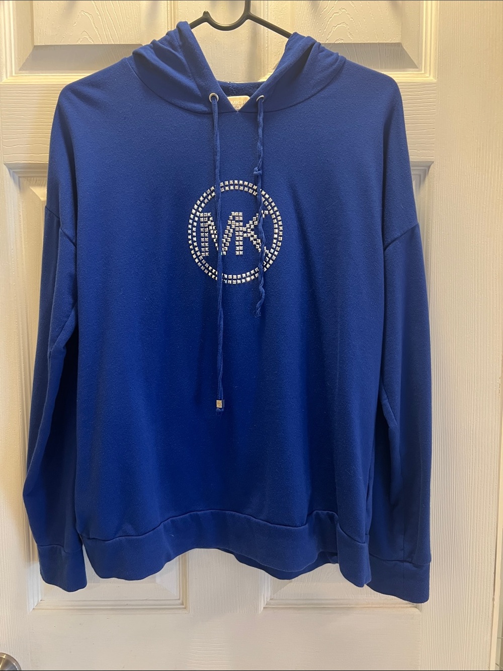 Michael Kors Royal Blue Studded MK Hoodie
